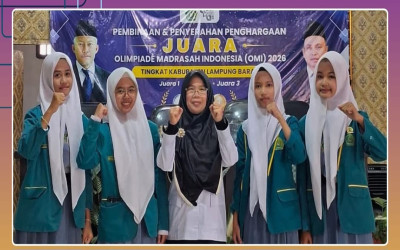 Empat Murid MAN 1 Lampung Barat Raih Penghargaan OMI, Siap Melaju ke Tingkat Provinsi